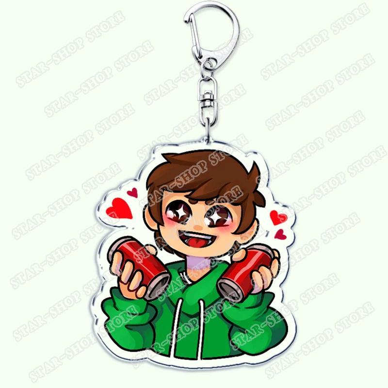 Cartoon Anime Eddsworld Tord Keychain Accessories Bag Comic Ringo Edds Meme Transparent Mica Móc Khóa In Theo Yêu Cầu, Chất Liệu Mica Trong Suốt In 2 Mặt , Dày 4mm 2 Cartoon Anime Eddsworld Tord Keychain Accessories Bag Comic Ringo Edds Meme Transparent Mica Móc Khóa In Theo Yêu Cầu, Chất Liệu Mica Trong Suốt In 2 Mặt , Dày 4mm - Ảnh 2