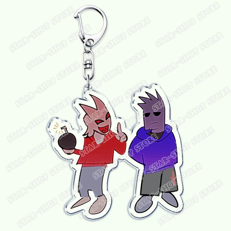 Cartoon Anime Eddsworld Tord Keychain Accessories Bag Comic Ringo Edds Meme Transparent Mica Móc Khóa In Theo Yêu Cầu, Chất Liệu Mica Trong Suốt In 2 Mặt , Dày 4mm 46 Cartoon Anime Eddsworld Tord Keychain Accessories Bag Comic Ringo Edds Meme Transparent Mica Móc Khóa In Theo Yêu Cầu, Chất Liệu Mica Trong Suốt In 2 Mặt , Dày 4mm - Ảnh 46