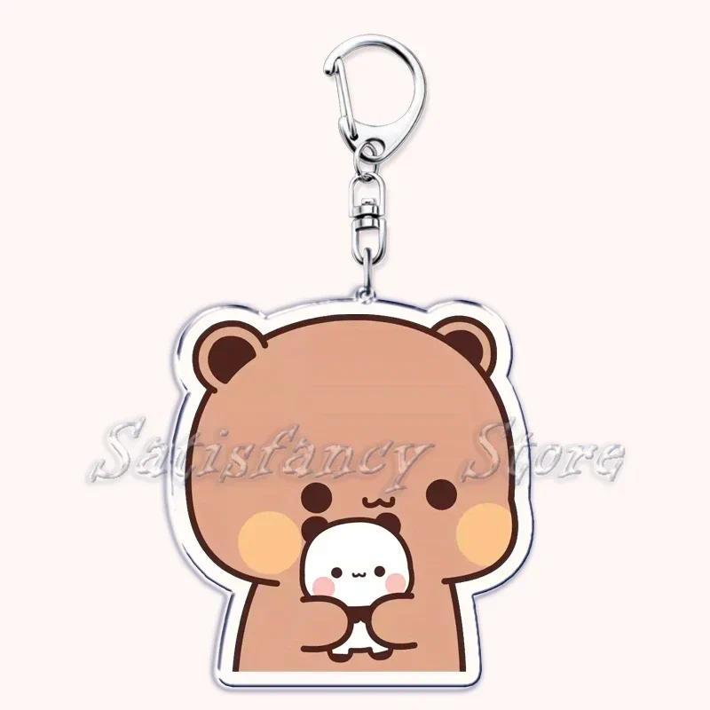 Cartoon Bubu Dudu Love Couple Baby Bear Panda Keyrings For Accessories Bag Keychain S S S Móc Khóa In Theo Yêu Cầu, Chất Liệu Mica Trong Suốt In 2 Mặt , Dày 4mm 3 Cartoon Bubu Dudu Love Couple Baby Bear Panda Keyrings For Accessories Bag Keychain S S S Móc Khóa In Theo Yêu Cầu, Chất Liệu Mica Trong Suốt In 2 Mặt , Dày 4mm - Ảnh 3