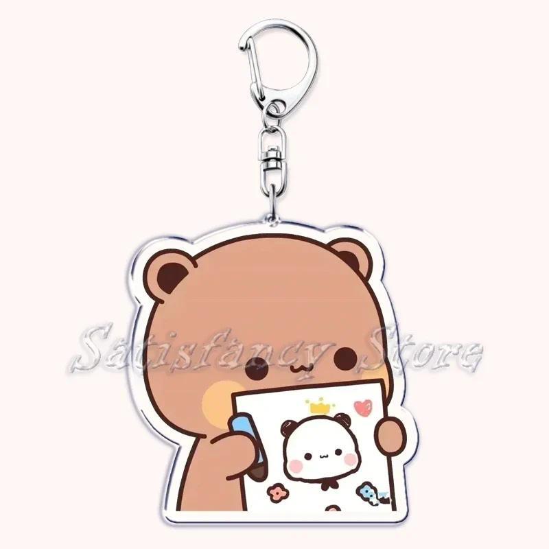 Cartoon Bubu Dudu Love Couple Baby Bear Panda Keyrings For Accessories Bag Keychain S S S Móc Khóa In Theo Yêu Cầu, Chất Liệu Mica Trong Suốt In 2 Mặt , Dày 4mm 5 Cartoon Bubu Dudu Love Couple Baby Bear Panda Keyrings For Accessories Bag Keychain S S S Móc Khóa In Theo Yêu Cầu, Chất Liệu Mica Trong Suốt In 2 Mặt , Dày 4mm - Ảnh 5