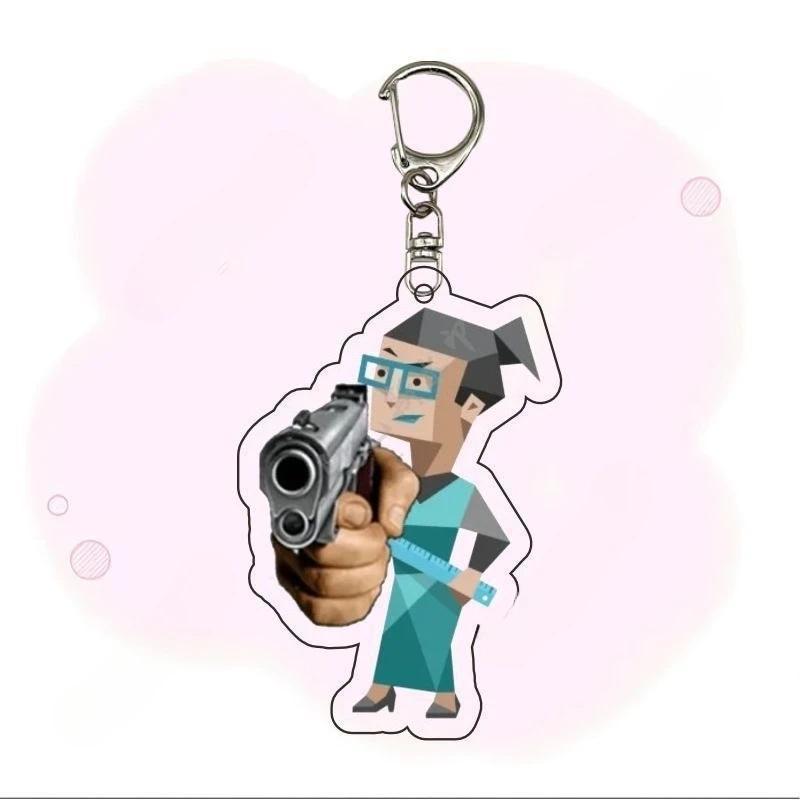 Cartoon Character 16 Type Mbti Personality Mica Keychain Ornament Creative Backpack Decoration Móc Khóa In Theo Yêu Cầu, Chất Liệu Mica Trong Suốt In 2 Mặt , Dày 4mm 11 Cartoon Character 16 Type Mbti Personality Mica Keychain Ornament Creative Backpack Decoration Móc Khóa In Theo Yêu Cầu, Chất Liệu Mica Trong Suốt In 2 Mặt , Dày 4mm - Ảnh 11