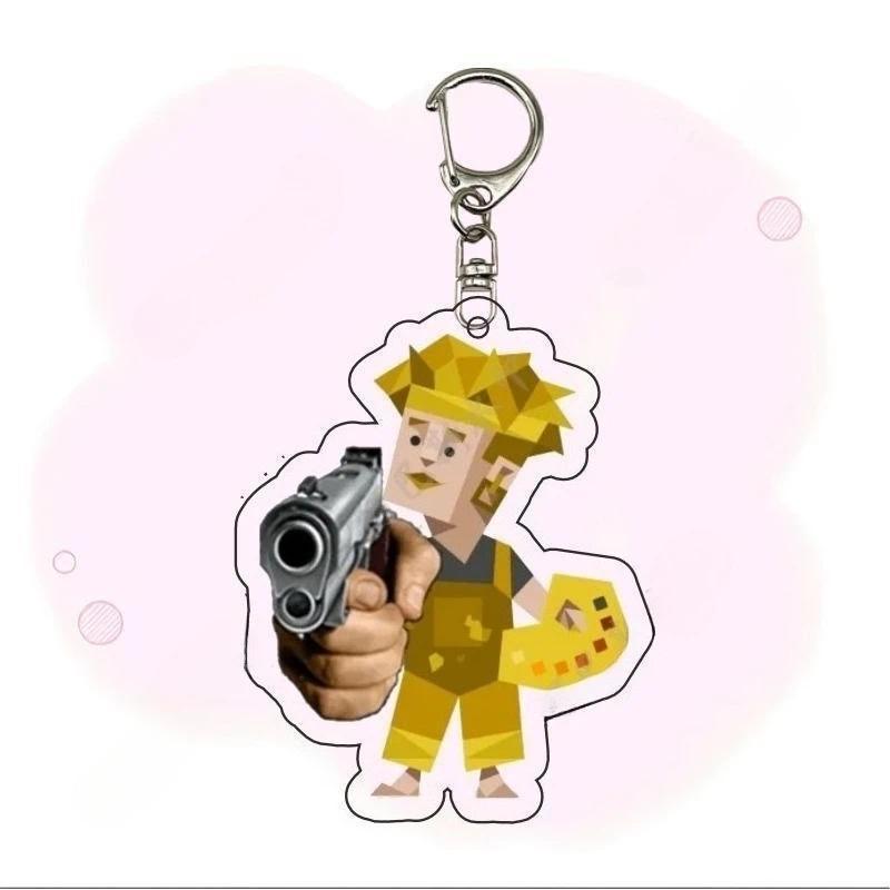 Cartoon Character 16 Type Mbti Personality Mica Keychain Ornament Creative Backpack Decoration Móc Khóa In Theo Yêu Cầu, Chất Liệu Mica Trong Suốt In 2 Mặt , Dày 4mm 6 Cartoon Character 16 Type Mbti Personality Mica Keychain Ornament Creative Backpack Decoration Móc Khóa In Theo Yêu Cầu, Chất Liệu Mica Trong Suốt In 2 Mặt , Dày 4mm - Ảnh 6