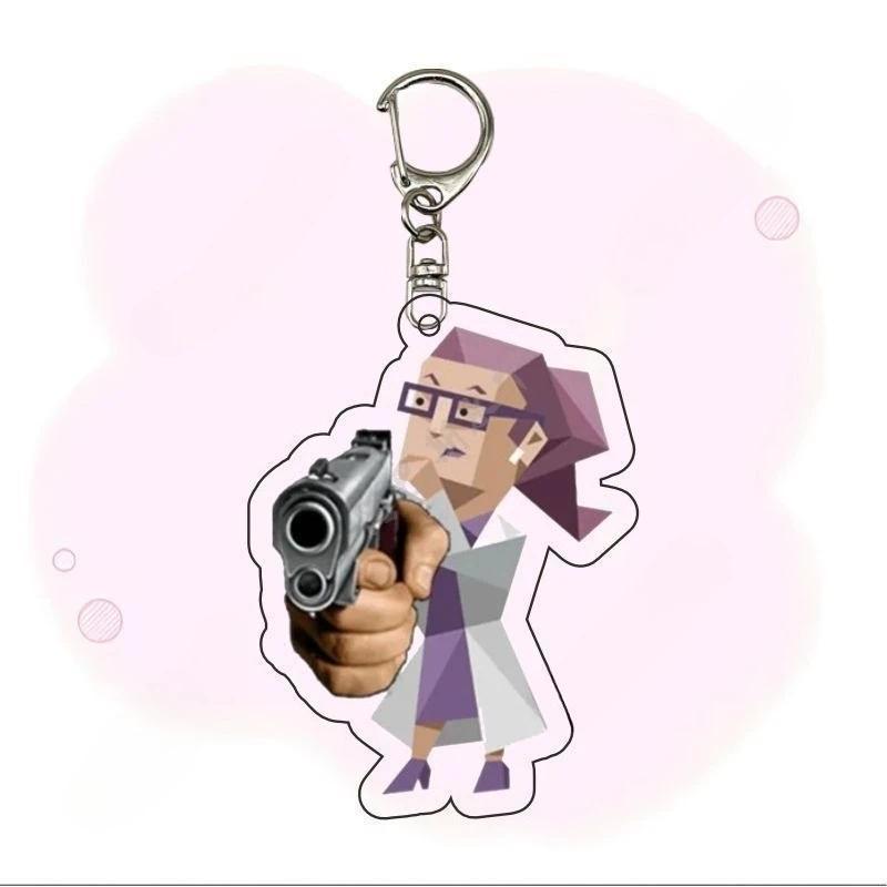 Cartoon Character 16 Type Mbti Personality Mica Keychain Ornament Creative Backpack Decoration Móc Khóa In Theo Yêu Cầu, Chất Liệu Mica Trong Suốt In 2 Mặt , Dày 4mm 8 Cartoon Character 16 Type Mbti Personality Mica Keychain Ornament Creative Backpack Decoration Móc Khóa In Theo Yêu Cầu, Chất Liệu Mica Trong Suốt In 2 Mặt , Dày 4mm - Ảnh 8