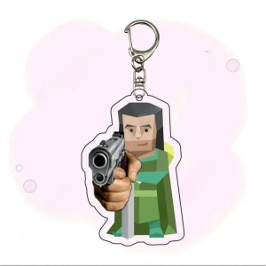 Cartoon Character 16 Type Mbti Personality Mica Keychain Ornament Creative Backpack Decoration Móc Khóa In Theo Yêu Cầu, Chất Liệu Mica Trong Suốt In 2 Mặt , Dày 4mm