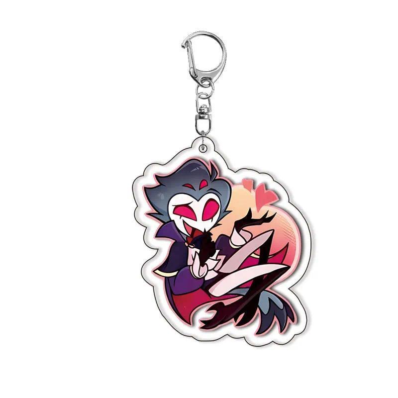Cartoon Characters Hazbin Hotel Mica Creative Car Keychain Accessories Charms Keychain For Móc Khóa In Theo Yêu Cầu, Chất Liệu Mica Trong Suốt In 2 Mặt , Dày 4mm 11 Cartoon Characters Hazbin Hotel Mica Creative Car Keychain Accessories Charms Keychain For Móc Khóa In Theo Yêu Cầu, Chất Liệu Mica Trong Suốt In 2 Mặt , Dày 4mm - Ảnh 11