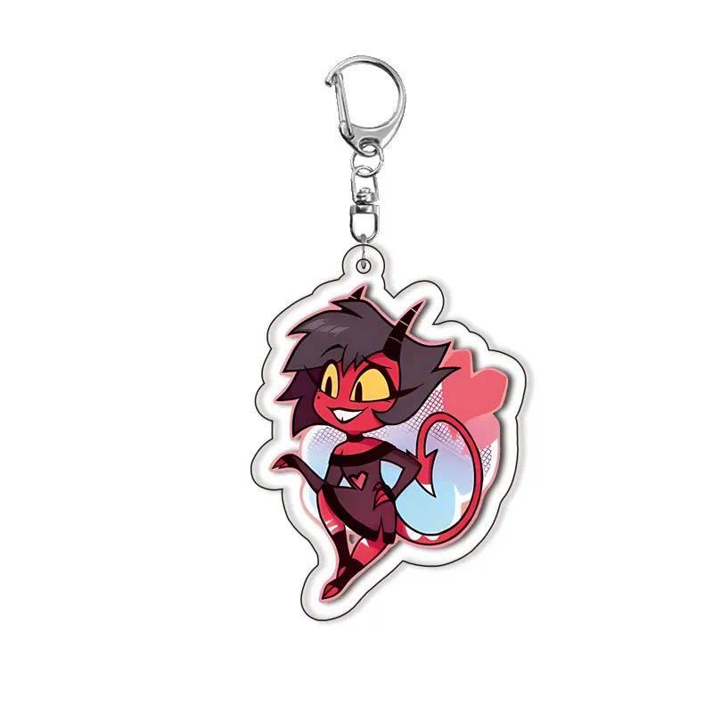 Cartoon Characters Hazbin Hotel Mica Creative Car Keychain Accessories Charms Keychain For Móc Khóa In Theo Yêu Cầu, Chất Liệu Mica Trong Suốt In 2 Mặt , Dày 4mm 13 Cartoon Characters Hazbin Hotel Mica Creative Car Keychain Accessories Charms Keychain For Móc Khóa In Theo Yêu Cầu, Chất Liệu Mica Trong Suốt In 2 Mặt , Dày 4mm - Ảnh 13