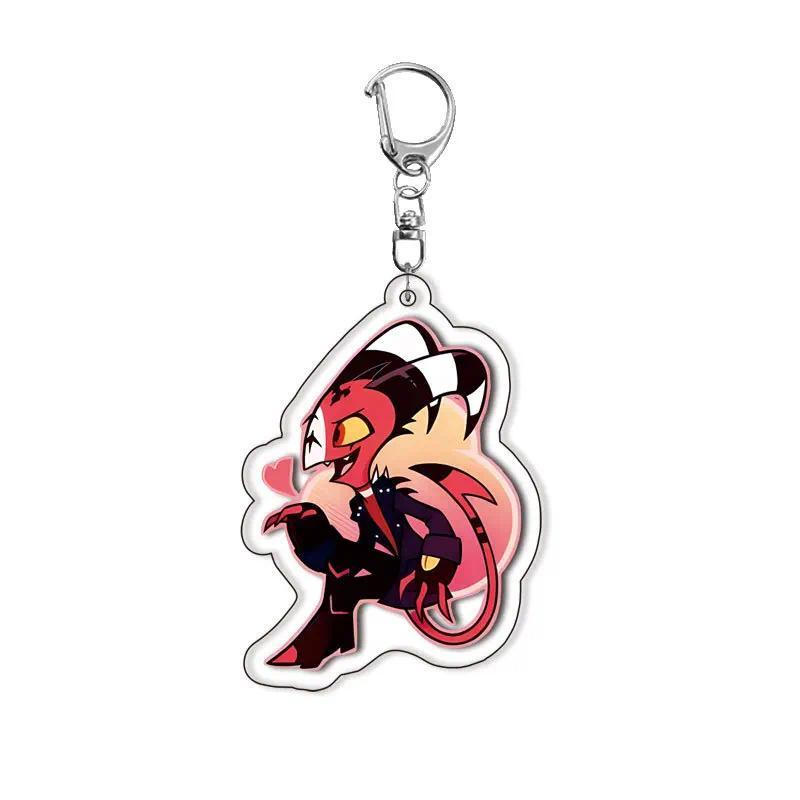 Cartoon Characters Hazbin Hotel Mica Creative Car Keychain Accessories Charms Keychain For Móc Khóa In Theo Yêu Cầu, Chất Liệu Mica Trong Suốt In 2 Mặt , Dày 4mm 15 Cartoon Characters Hazbin Hotel Mica Creative Car Keychain Accessories Charms Keychain For Móc Khóa In Theo Yêu Cầu, Chất Liệu Mica Trong Suốt In 2 Mặt , Dày 4mm - Ảnh 15