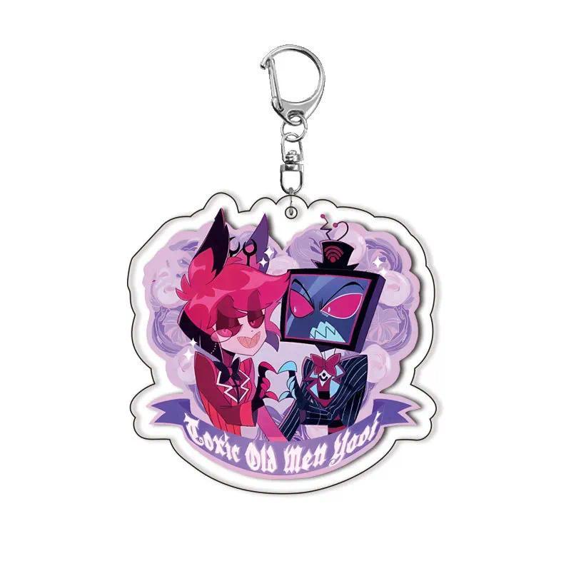 Cartoon Characters Hazbin Hotel Mica Creative Car Keychain Accessories Charms Keychain For Móc Khóa In Theo Yêu Cầu, Chất Liệu Mica Trong Suốt In 2 Mặt , Dày 4mm 16 Cartoon Characters Hazbin Hotel Mica Creative Car Keychain Accessories Charms Keychain For Móc Khóa In Theo Yêu Cầu, Chất Liệu Mica Trong Suốt In 2 Mặt , Dày 4mm - Ảnh 16