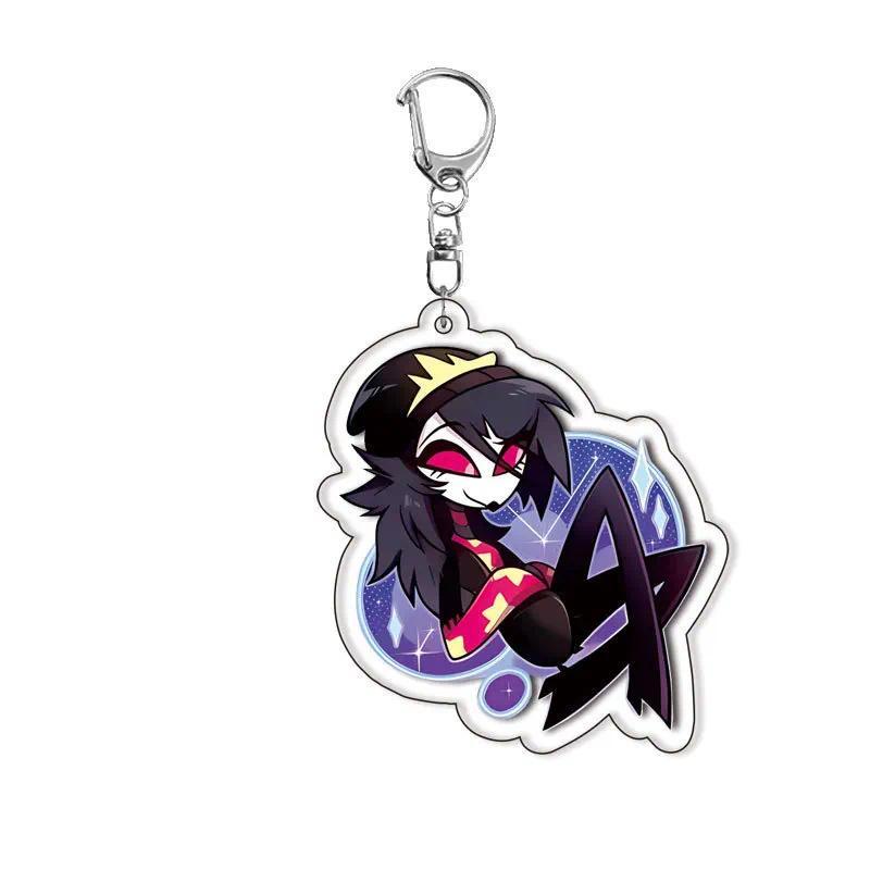 Cartoon Characters Hazbin Hotel Mica Creative Car Keychain Accessories Charms Keychain For Móc Khóa In Theo Yêu Cầu, Chất Liệu Mica Trong Suốt In 2 Mặt , Dày 4mm 5 Cartoon Characters Hazbin Hotel Mica Creative Car Keychain Accessories Charms Keychain For Móc Khóa In Theo Yêu Cầu, Chất Liệu Mica Trong Suốt In 2 Mặt , Dày 4mm - Ảnh 5