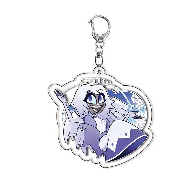 Cartoon Characters Hazbin Hotel Mica Creative Car Keychain Accessories Charms Keychain For Móc Khóa In Theo Yêu Cầu, Chất Liệu Mica Trong Suốt In 2 Mặt , Dày 4mm 6 Cartoon Characters Hazbin Hotel Mica Creative Car Keychain Accessories Charms Keychain For Móc Khóa In Theo Yêu Cầu, Chất Liệu Mica Trong Suốt In 2 Mặt , Dày 4mm - Ảnh 6