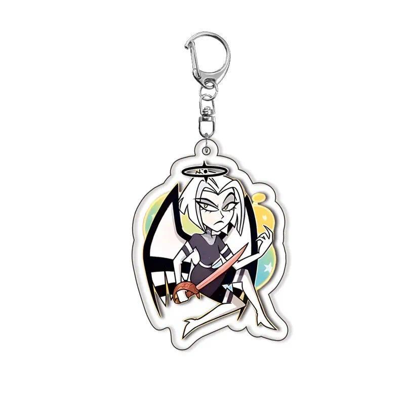 Cartoon Characters Hazbin Hotel Mica Creative Car Keychain Accessories Charms Keychain For Móc Khóa In Theo Yêu Cầu, Chất Liệu Mica Trong Suốt In 2 Mặt , Dày 4mm 8 Cartoon Characters Hazbin Hotel Mica Creative Car Keychain Accessories Charms Keychain For Móc Khóa In Theo Yêu Cầu, Chất Liệu Mica Trong Suốt In 2 Mặt , Dày 4mm - Ảnh 8