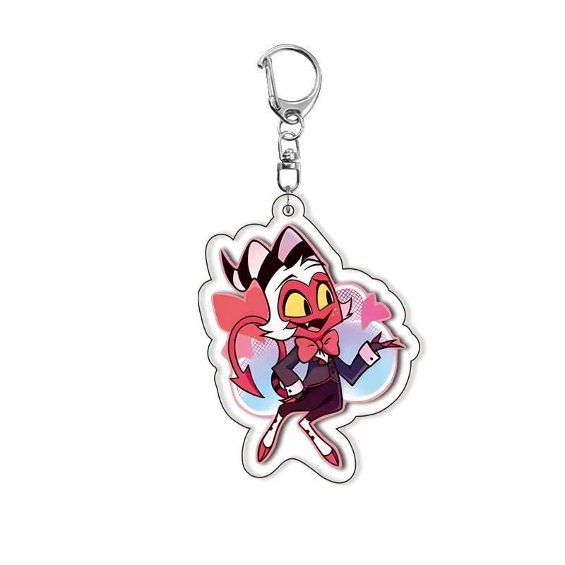 Cartoon Characters Hazbin Hotel Mica Creative Car Keychain Accessories Charms Keychain For Móc Khóa In Theo Yêu Cầu, Chất Liệu Mica Trong Suốt In 2 Mặt , Dày 4mm 10 Cartoon Characters Hazbin Hotel Mica Creative Car Keychain Accessories Charms Keychain For Móc Khóa In Theo Yêu Cầu, Chất Liệu Mica Trong Suốt In 2 Mặt , Dày 4mm - Ảnh 10