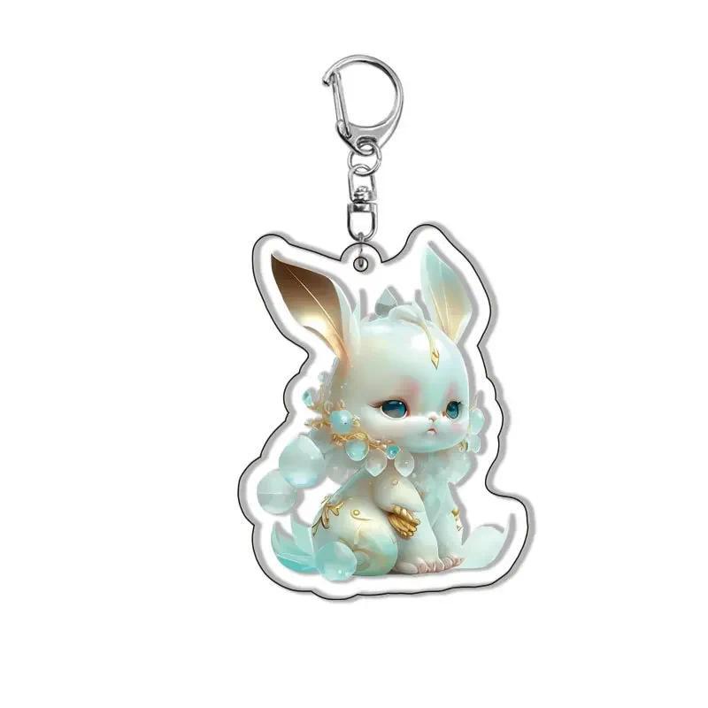 Cartoon Chinese Style Zodiac Animals Mica Keychain Rabbit Tiger Dragon Hanging Face Key Chain Móc Khóa In Theo Yêu Cầu, Chất Liệu Mica Trong Suốt In 2 Mặt , Dày 4mm 12 Cartoon Chinese Style Zodiac Animals Mica Keychain Rabbit Tiger Dragon Hanging Face Key Chain Móc Khóa In Theo Yêu Cầu, Chất Liệu Mica Trong Suốt In 2 Mặt , Dày 4mm - Ảnh 12
