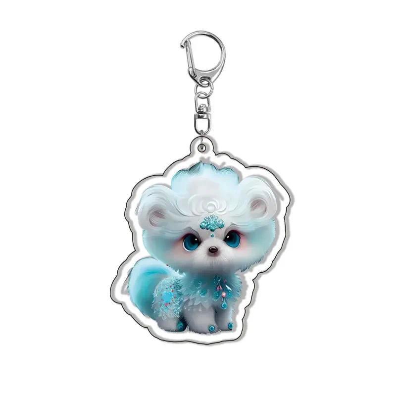 Cartoon Chinese Style Zodiac Animals Mica Keychain Rabbit Tiger Dragon Hanging Face Key Chain Móc Khóa In Theo Yêu Cầu, Chất Liệu Mica Trong Suốt In 2 Mặt , Dày 4mm 8 Cartoon Chinese Style Zodiac Animals Mica Keychain Rabbit Tiger Dragon Hanging Face Key Chain Móc Khóa In Theo Yêu Cầu, Chất Liệu Mica Trong Suốt In 2 Mặt , Dày 4mm - Ảnh 8