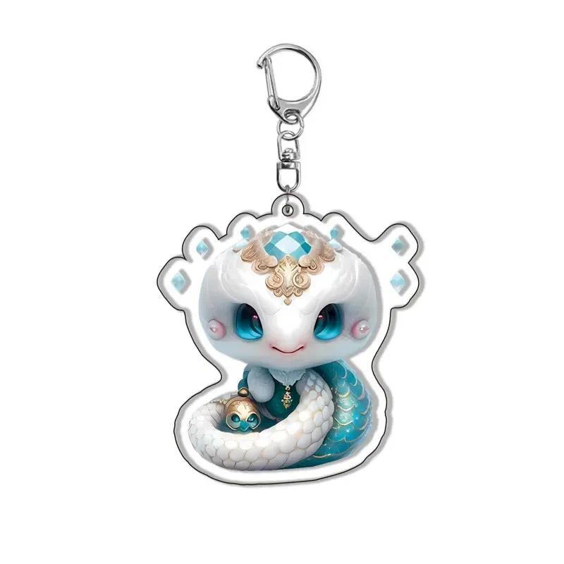 Cartoon Chinese Style Zodiac Animals Mica Keychain Rabbit Tiger Dragon Hanging Face Key Chain Móc Khóa In Theo Yêu Cầu, Chất Liệu Mica Trong Suốt In 2 Mặt , Dày 4mm 9 Cartoon Chinese Style Zodiac Animals Mica Keychain Rabbit Tiger Dragon Hanging Face Key Chain Móc Khóa In Theo Yêu Cầu, Chất Liệu Mica Trong Suốt In 2 Mặt , Dày 4mm - Ảnh 9
