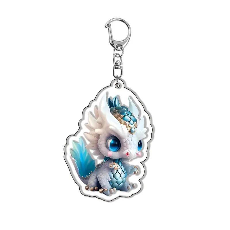 Cartoon Chinese Style Zodiac Animals Mica Keychain Rabbit Tiger Dragon Hanging Face Key Chain Móc Khóa In Theo Yêu Cầu, Chất Liệu Mica Trong Suốt In 2 Mặt , Dày 4mm 10 Cartoon Chinese Style Zodiac Animals Mica Keychain Rabbit Tiger Dragon Hanging Face Key Chain Móc Khóa In Theo Yêu Cầu, Chất Liệu Mica Trong Suốt In 2 Mặt , Dày 4mm - Ảnh 10