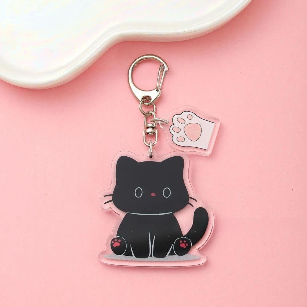 Cartoon Cute Acrylic Keychain Cat With Claws Kawaii Mica Fashionable Backpack Key Pendant Móc Khóa In Theo Yêu Cầu, Chất Liệu Mica Trong Suốt In 2 Mặt , Dày 4mm 8 Cartoon Cute Acrylic Keychain Cat With Claws Kawaii Mica Fashionable Backpack Key Pendant Móc Khóa In Theo Yêu Cầu, Chất Liệu Mica Trong Suốt In 2 Mặt , Dày 4mm - Ảnh 8