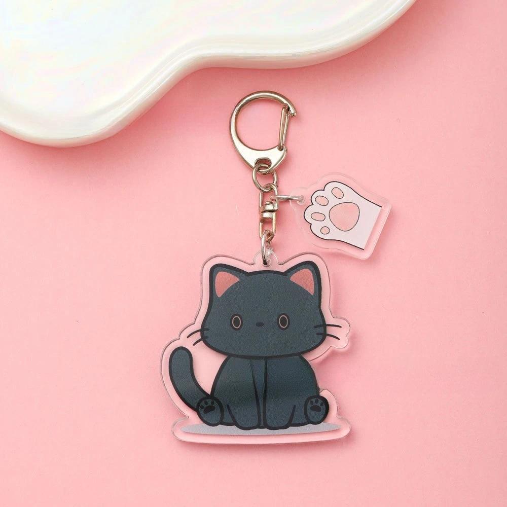 Cartoon Cute Acrylic Keychain Cat With Claws Kawaii Mica Fashionable Backpack Key Pendant Móc Khóa In Theo Yêu Cầu, Chất Liệu Mica Trong Suốt In 2 Mặt , Dày 4mm 1 Cartoon Cute Acrylic Keychain Cat With Claws Kawaii Mica Fashionable Backpack Key Pendant Móc Khóa In Theo Yêu Cầu, Chất Liệu Mica Trong Suốt In 2 Mặt , Dày 4mm