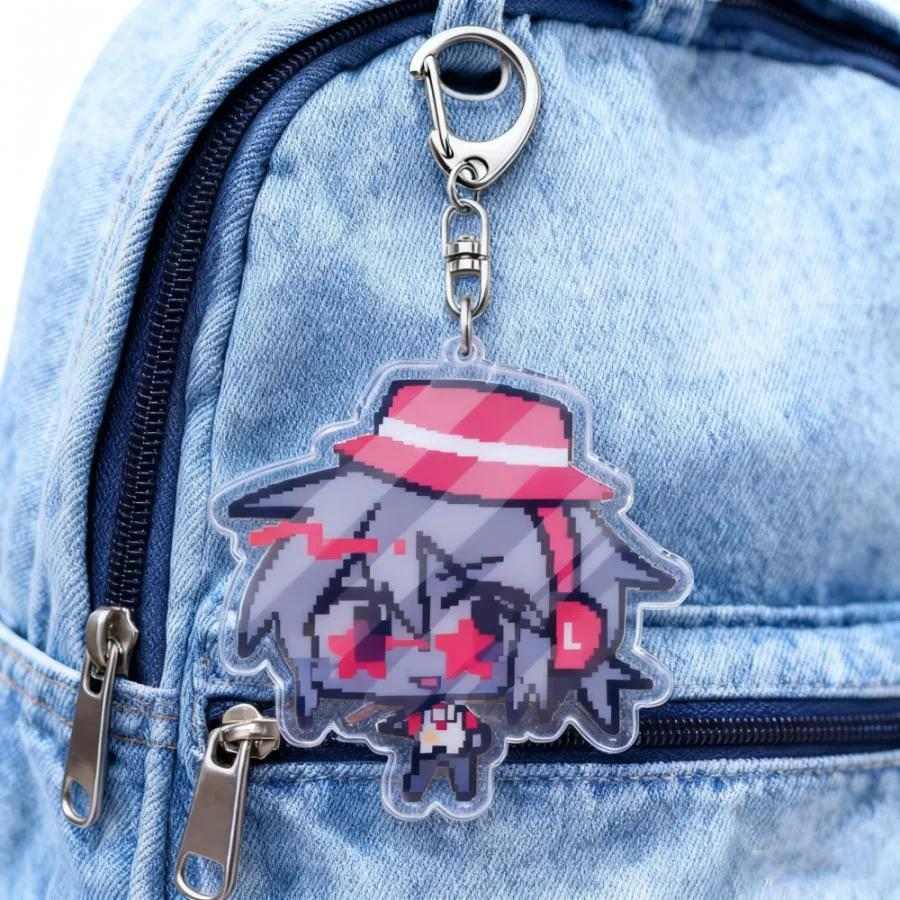 Cartoon Game Chibi Keychain Accessories Bag Hanging Accessories Keyrings Freinds Game S S Móc Khóa In Theo Yêu Cầu, Chất Liệu Mica Trong Suốt In 2 Mặt , Dày 4mm 4 Cartoon Game Chibi Keychain Accessories Bag Hanging Accessories Keyrings Freinds Game S S Móc Khóa In Theo Yêu Cầu, Chất Liệu Mica Trong Suốt In 2 Mặt , Dày 4mm - Ảnh 4