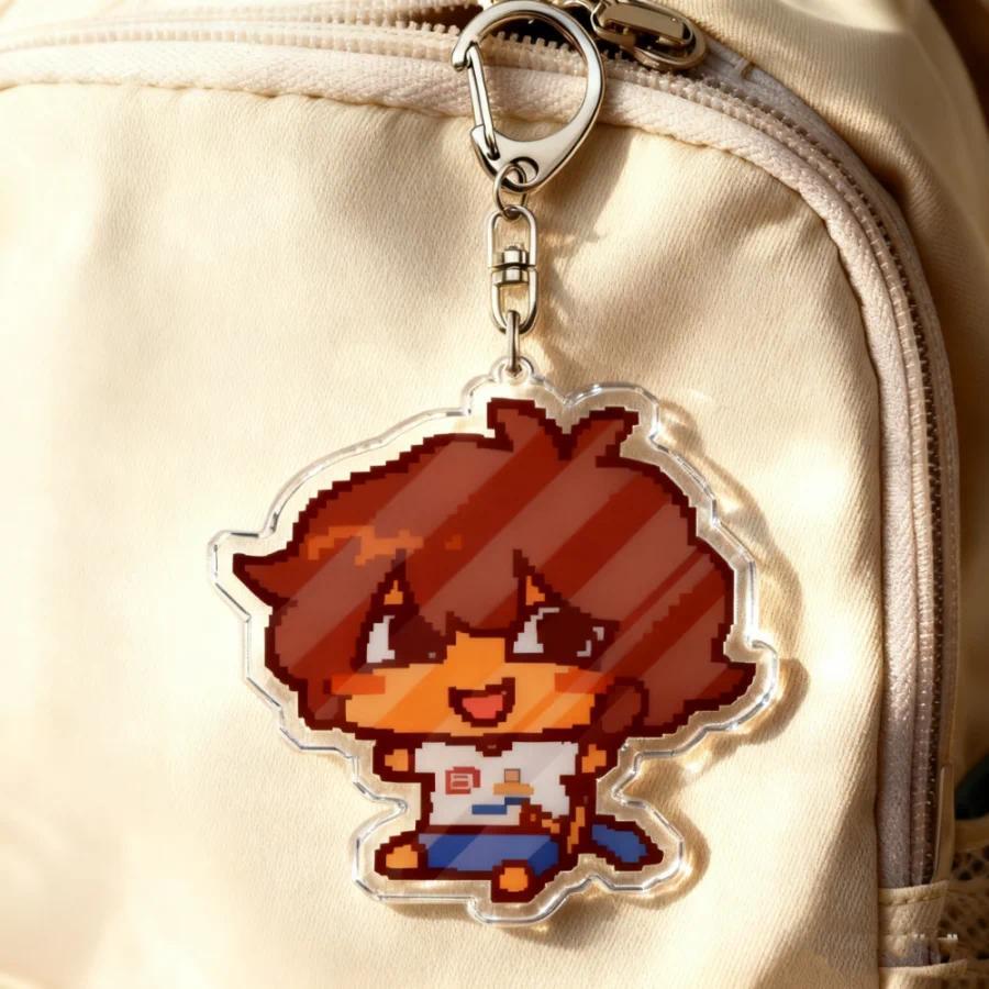 Cartoon Game Chibi Keychain Accessories Bag Hanging Accessories Keyrings Freinds Game S S Móc Khóa In Theo Yêu Cầu, Chất Liệu Mica Trong Suốt In 2 Mặt , Dày 4mm 8 Cartoon Game Chibi Keychain Accessories Bag Hanging Accessories Keyrings Freinds Game S S Móc Khóa In Theo Yêu Cầu, Chất Liệu Mica Trong Suốt In 2 Mặt , Dày 4mm - Ảnh 8