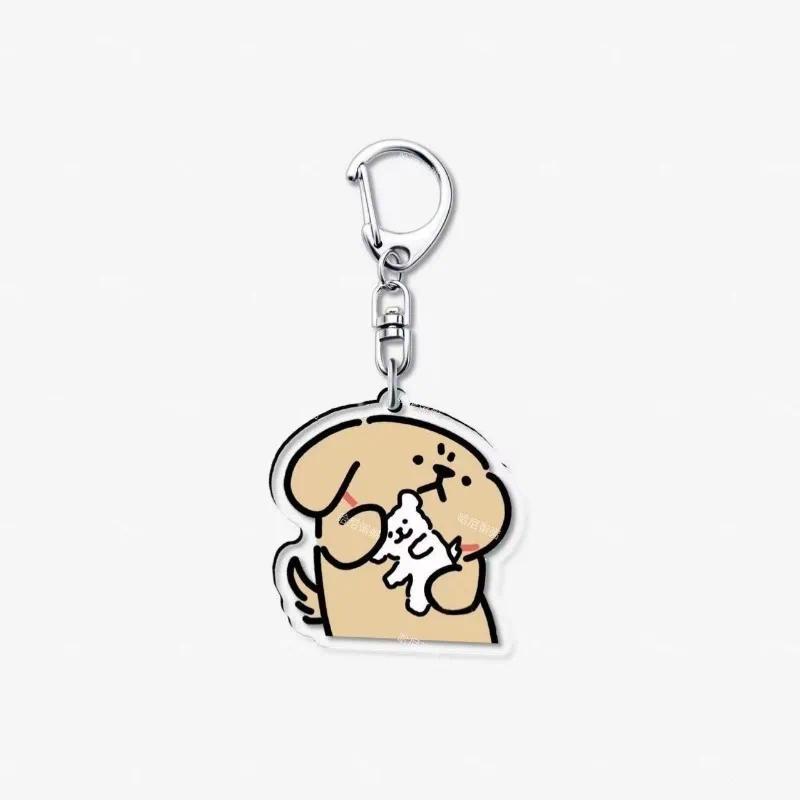 Cartoon Little White Brown Dog Key Chain Cute Acrylic Maltese Dog Micro Landscape Mango Fruit Móc Khóa In Theo Yêu Cầu, Chất Liệu Mica Trong Suốt In 2 Mặt , Dày 4mm 2 Cartoon Little White Brown Dog Key Chain Cute Acrylic Maltese Dog Micro Landscape Mango Fruit Móc Khóa In Theo Yêu Cầu, Chất Liệu Mica Trong Suốt In 2 Mặt , Dày 4mm - Ảnh 2