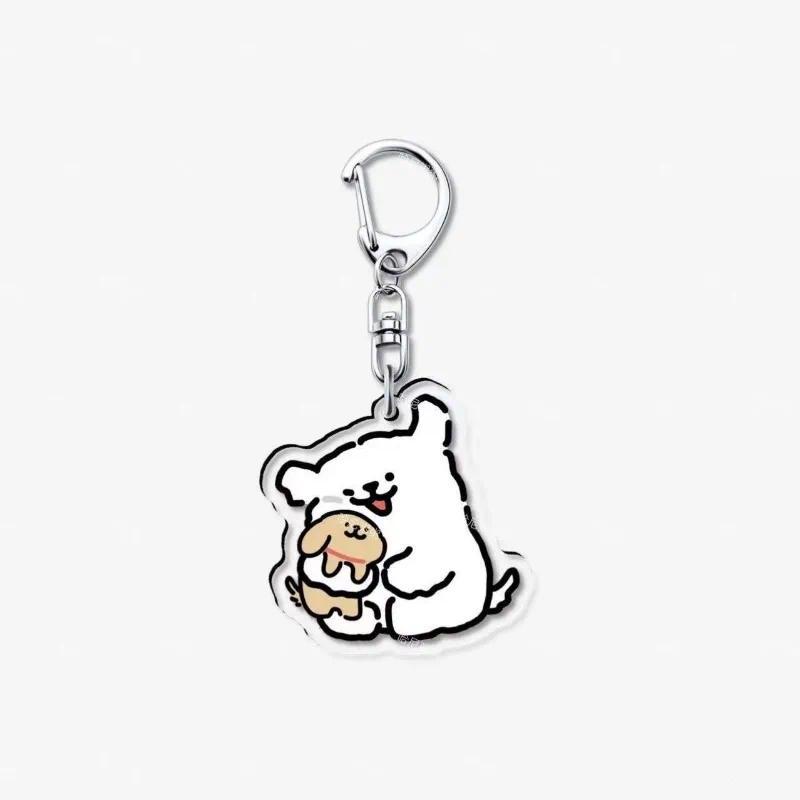 Cartoon Little White Brown Dog Key Chain Cute Acrylic Maltese Dog Micro Landscape Mango Fruit Móc Khóa In Theo Yêu Cầu, Chất Liệu Mica Trong Suốt In 2 Mặt , Dày 4mm 3 Cartoon Little White Brown Dog Key Chain Cute Acrylic Maltese Dog Micro Landscape Mango Fruit Móc Khóa In Theo Yêu Cầu, Chất Liệu Mica Trong Suốt In 2 Mặt , Dày 4mm - Ảnh 3