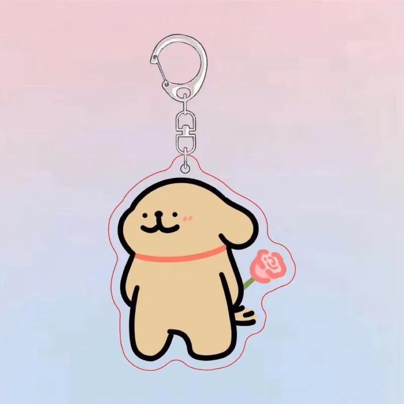 Cartoon Little White Brown Dog Key Chain Cute Acrylic Maltese Dog Micro Landscape Mango Fruit Móc Khóa In Theo Yêu Cầu, Chất Liệu Mica Trong Suốt In 2 Mặt , Dày 4mm 4 Cartoon Little White Brown Dog Key Chain Cute Acrylic Maltese Dog Micro Landscape Mango Fruit Móc Khóa In Theo Yêu Cầu, Chất Liệu Mica Trong Suốt In 2 Mặt , Dày 4mm - Ảnh 4