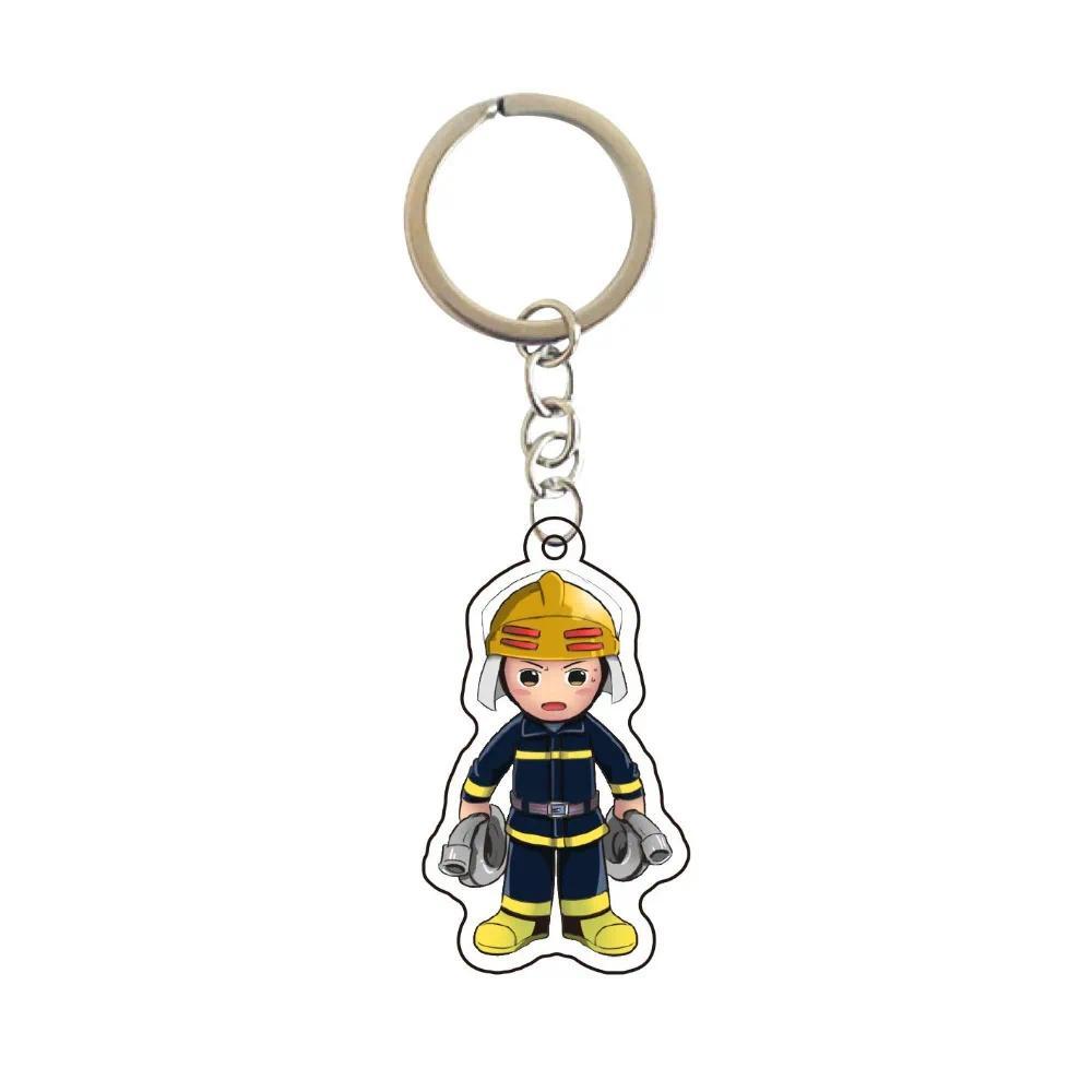 Cartoon Police Cute Keychain Character Firefighter Ffic Police Bag Hanging Face Keychain Móc Khóa In Theo Yêu Cầu, Chất Liệu Mica Trong Suốt In 2 Mặt , Dày 4mm 17 Cartoon Police Cute Keychain Character Firefighter Ffic Police Bag Hanging Face Keychain Móc Khóa In Theo Yêu Cầu, Chất Liệu Mica Trong Suốt In 2 Mặt , Dày 4mm - Ảnh 17