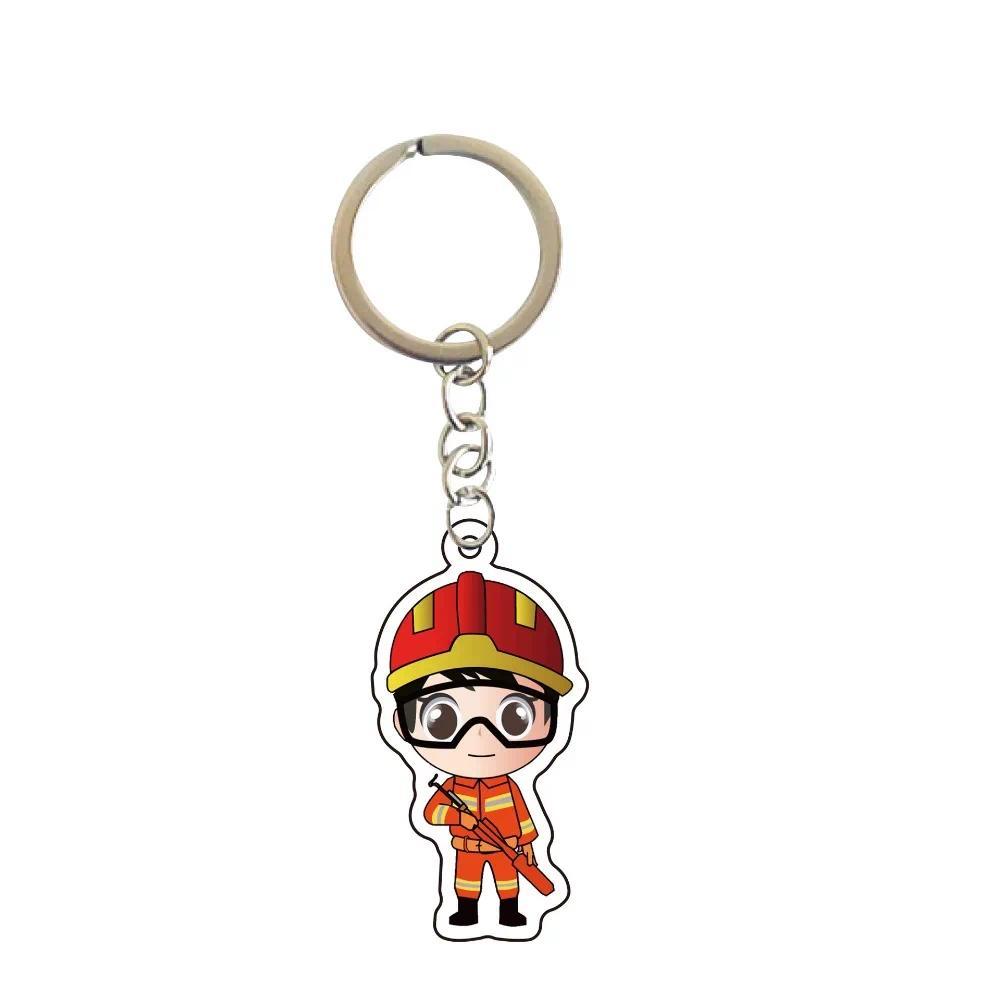 Cartoon Police Cute Keychain Character Firefighter Ffic Police Bag Hanging Face Keychain Móc Khóa In Theo Yêu Cầu, Chất Liệu Mica Trong Suốt In 2 Mặt , Dày 4mm 22 Cartoon Police Cute Keychain Character Firefighter Ffic Police Bag Hanging Face Keychain Móc Khóa In Theo Yêu Cầu, Chất Liệu Mica Trong Suốt In 2 Mặt , Dày 4mm - Ảnh 22