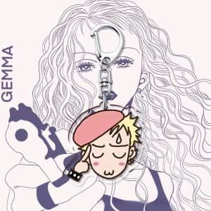 Cartoon Version Anime Nana Keychain Bag Funny Keyring Jewelry Girls Women Fan Cosplay Car Móc Khóa In Theo Yêu Cầu, Chất Liệu Mica Trong Suốt In 2 Mặt , Dày 4mm