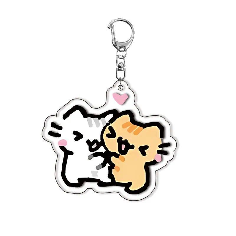 Cat Kitten Mica Keychain Lovely Baby Bag Charms Hanging Face Woman Mica Keychain Móc Khóa In Theo Yêu Cầu, Chất Liệu Mica Trong Suốt In 2 Mặt , Dày 4mm 5 Cat Kitten Mica Keychain Lovely Baby Bag Charms Hanging Face Woman Mica Keychain Móc Khóa In Theo Yêu Cầu, Chất Liệu Mica Trong Suốt In 2 Mặt , Dày 4mm - Ảnh 5