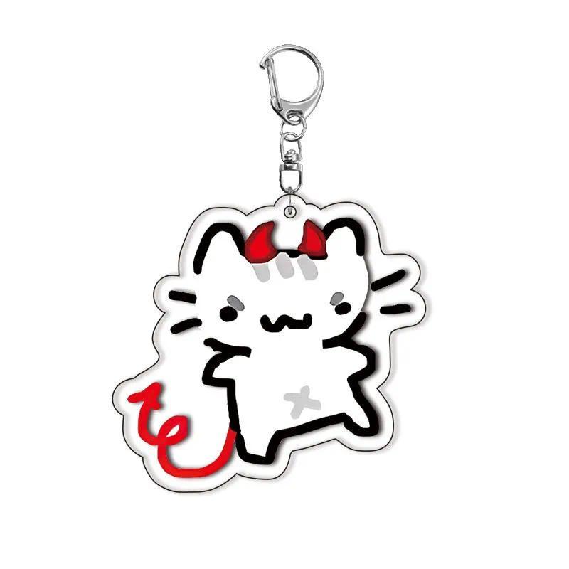 Cat Kitten Mica Keychain Lovely Baby Bag Charms Hanging Face Woman Mica Keychain Móc Khóa In Theo Yêu Cầu, Chất Liệu Mica Trong Suốt In 2 Mặt , Dày 4mm 6 Cat Kitten Mica Keychain Lovely Baby Bag Charms Hanging Face Woman Mica Keychain Móc Khóa In Theo Yêu Cầu, Chất Liệu Mica Trong Suốt In 2 Mặt , Dày 4mm - Ảnh 6