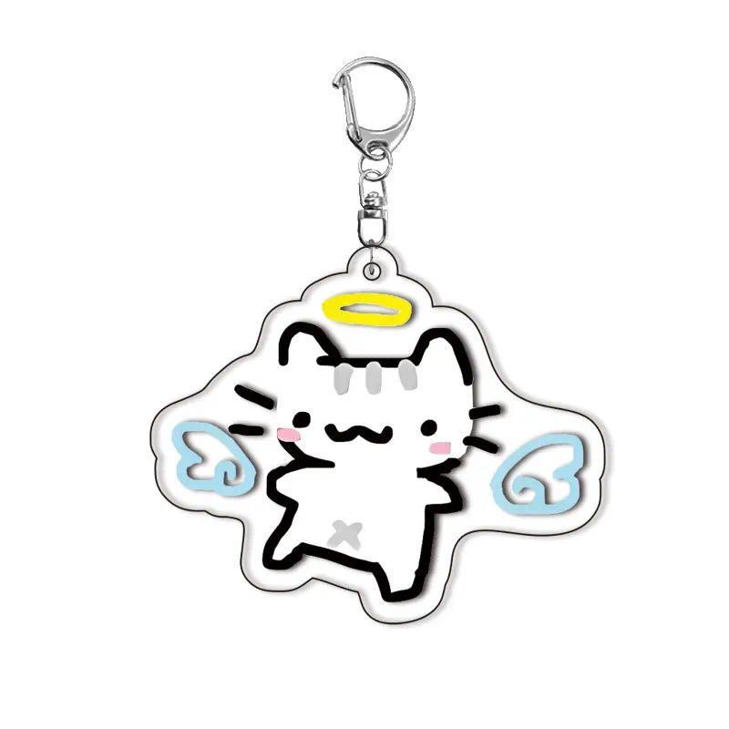 Cat Kitten Mica Keychain Lovely Baby Bag Charms Hanging Face Woman Mica Keychain Móc Khóa In Theo Yêu Cầu, Chất Liệu Mica Trong Suốt In 2 Mặt , Dày 4mm 1 Cat Kitten Mica Keychain Lovely Baby Bag Charms Hanging Face Woman Mica Keychain Móc Khóa In Theo Yêu Cầu, Chất Liệu Mica Trong Suốt In 2 Mặt , Dày 4mm