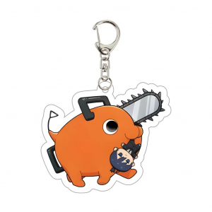 Chainsaw Man Chibi Mica Keychain Denji Reze Makima Anime Otaku Desktop Bag Car Keychain Móc Khóa In Theo Yêu Cầu, Chất Liệu Mica Trong Suốt In 2 Mặt , Dày 4mm