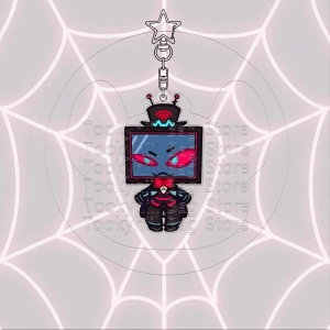 Charlie Acrylic Keychainhelluva Boss Vaggie Husk Alastor Tudent Angel Dust Lucifer Vox Bag Móc Khóa In Theo Yêu Cầu, Chất Liệu Mica Trong Suốt In 2 Mặt , Dày 4mm