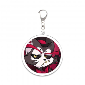 Charlie Mningstar Vaggie Husk Vox Niffty Mica Keychain Cartoon Accessory Gift Decoration Móc Khóa In Theo Yêu Cầu, Chất Liệu Mica Trong Suốt In 2 Mặt , Dày 4mm