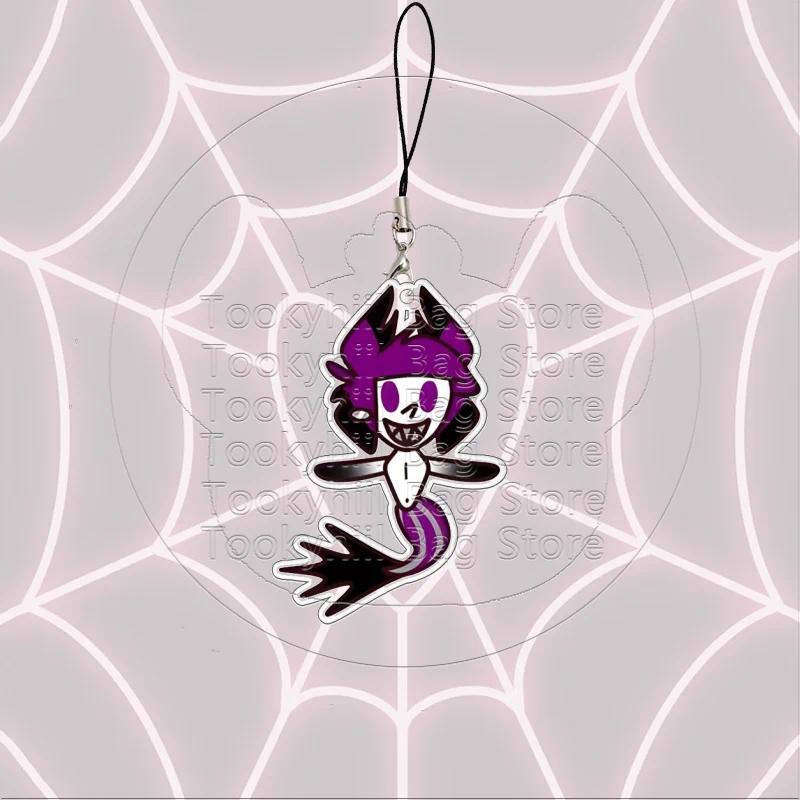 Charlie Phone Chain Vaggie Blitz Angel Dust Keychainvox Tudent Color Creativity Niffty Stolas Móc Khóa In Theo Yêu Cầu, Chất Liệu Mica Trong Suốt In 2 Mặt , Dày 4mm 4 Charlie Phone Chain Vaggie Blitz Angel Dust Keychainvox Tudent Color Creativity Niffty Stolas Móc Khóa In Theo Yêu Cầu, Chất Liệu Mica Trong Suốt In 2 Mặt , Dày 4mm - Ảnh 4