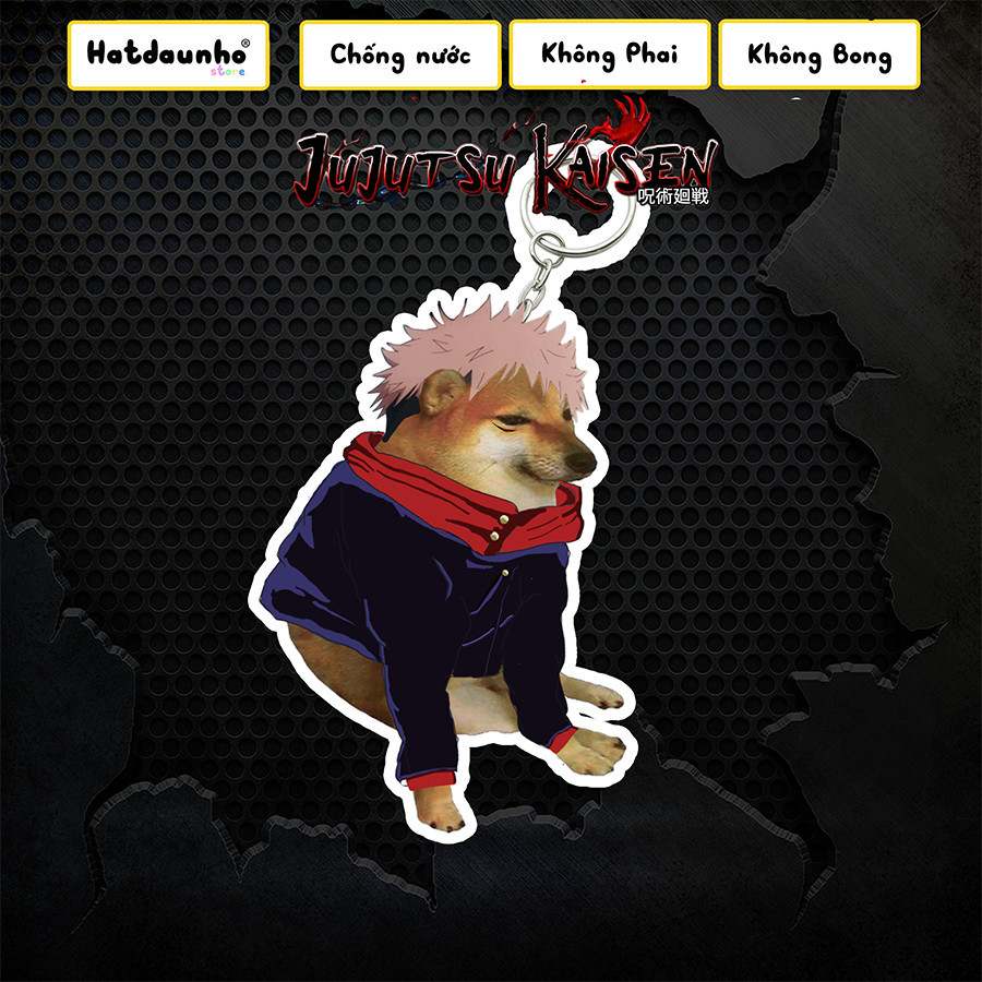 Cheems Meme Keychain With Cheems Gojo Character, Cute Keychain, Funny Jujutsukaisen Keychain, Móc Khóa In Theo Yêu Cầu, Chất Liệu Mica Trong Suốt In 2 Mặt , Dày 4mm 2 Cheems Meme Keychain With Cheems Gojo Character, Cute Keychain, Funny Jujutsukaisen Keychain, Móc Khóa In Theo Yêu Cầu, Chất Liệu Mica Trong Suốt In 2 Mặt , Dày 4mm - Ảnh 2