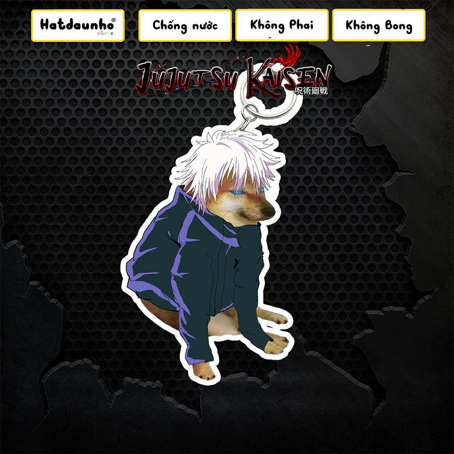 Cheems Meme Keychain With Cheems Gojo Character, Cute Keychain, Funny Jujutsukaisen Keychain, Móc Khóa In Theo Yêu Cầu, Chất Liệu Mica Trong Suốt In 2 Mặt , Dày 4mm 1 Cheems Meme Keychain With Cheems Gojo Character, Cute Keychain, Funny Jujutsukaisen Keychain, Móc Khóa In Theo Yêu Cầu, Chất Liệu Mica Trong Suốt In 2 Mặt , Dày 4mm