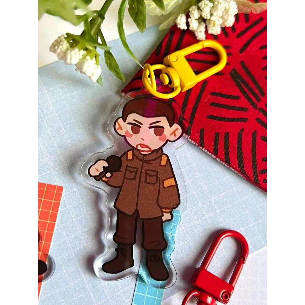 Chibi Charm T Trinket Cute Cartoon Style Enamel Pin Badge Fashion Accessory For Bags And Móc Khóa In Theo Yêu Cầu, Chất Liệu Mica Trong Suốt In 2 Mặt , Dày 4mm 2 Chibi Charm T Trinket Cute Cartoon Style Enamel Pin Badge Fashion Accessory For Bags And Móc Khóa In Theo Yêu Cầu, Chất Liệu Mica Trong Suốt In 2 Mặt , Dày 4mm - Ảnh 2