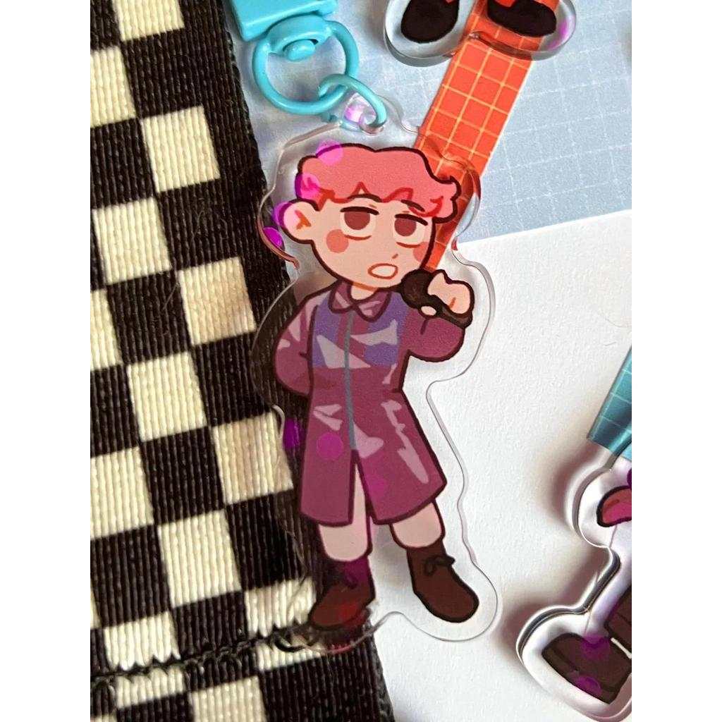 Chibi Charm T Trinket Cute Cartoon Style Enamel Pin Badge Fashion Accessory For Bags And Móc Khóa In Theo Yêu Cầu, Chất Liệu Mica Trong Suốt In 2 Mặt , Dày 4mm 1 Chibi Charm T Trinket Cute Cartoon Style Enamel Pin Badge Fashion Accessory For Bags And Móc Khóa In Theo Yêu Cầu, Chất Liệu Mica Trong Suốt In 2 Mặt , Dày 4mm