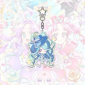 Chibi Star Detective Precure Cartoon Acrylic Keychain Kawaii Girl Bag Hanging Face Decor Móc Khóa In Theo Yêu Cầu, Chất Liệu Mica Trong Suốt In 2 Mặt , Dày 4mm