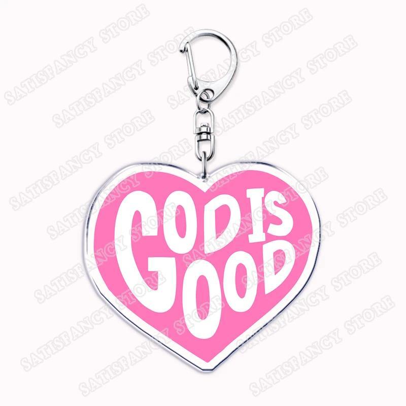 Christian Style Pink Jesus Keychain, Women's Bag, Bible Symbol, Church, Hope And Blessings, Móc Khóa In Theo Yêu Cầu, Chất Liệu Mica Trong Suốt In 2 Mặt , Dày 4mm 13 Christian Style Pink Jesus Keychain, Women's Bag, Bible Symbol, Church, Hope And Blessings, Móc Khóa In Theo Yêu Cầu, Chất Liệu Mica Trong Suốt In 2 Mặt , Dày 4mm - Ảnh 13