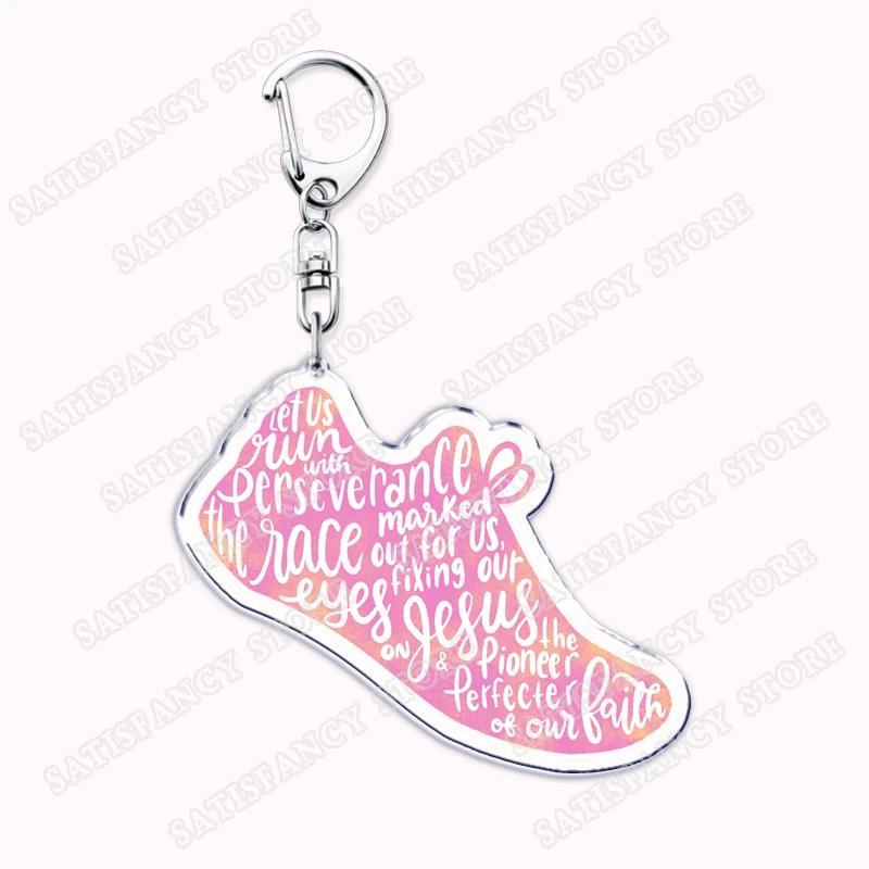 Christian Style Pink Jesus Keychain, Women's Bag, Bible Symbol, Church, Hope And Blessings, Móc Khóa In Theo Yêu Cầu, Chất Liệu Mica Trong Suốt In 2 Mặt , Dày 4mm 14 Christian Style Pink Jesus Keychain, Women's Bag, Bible Symbol, Church, Hope And Blessings, Móc Khóa In Theo Yêu Cầu, Chất Liệu Mica Trong Suốt In 2 Mặt , Dày 4mm - Ảnh 14