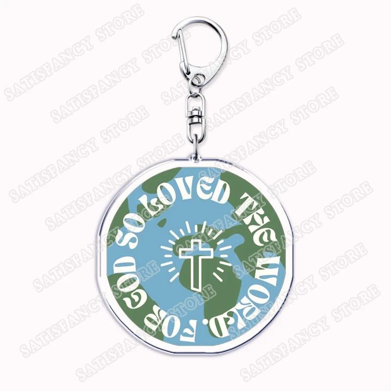 Christian Style Pink Jesus Keychain, Women's Bag, Bible Symbol, Church, Hope And Blessings, Móc Khóa In Theo Yêu Cầu, Chất Liệu Mica Trong Suốt In 2 Mặt , Dày 4mm 16 Christian Style Pink Jesus Keychain, Women's Bag, Bible Symbol, Church, Hope And Blessings, Móc Khóa In Theo Yêu Cầu, Chất Liệu Mica Trong Suốt In 2 Mặt , Dày 4mm - Ảnh 16