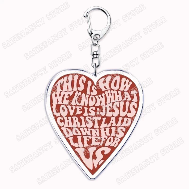 Christian Style Pink Jesus Keychain, Women's Bag, Bible Symbol, Church, Hope And Blessings, Móc Khóa In Theo Yêu Cầu, Chất Liệu Mica Trong Suốt In 2 Mặt , Dày 4mm 37 Christian Style Pink Jesus Keychain, Women's Bag, Bible Symbol, Church, Hope And Blessings, Móc Khóa In Theo Yêu Cầu, Chất Liệu Mica Trong Suốt In 2 Mặt , Dày 4mm - Ảnh 37