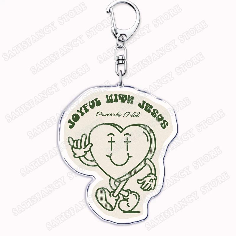Christian Style Pink Jesus Keychain, Women's Bag, Bible Symbol, Church, Hope And Blessings, Móc Khóa In Theo Yêu Cầu, Chất Liệu Mica Trong Suốt In 2 Mặt , Dày 4mm 43 Christian Style Pink Jesus Keychain, Women's Bag, Bible Symbol, Church, Hope And Blessings, Móc Khóa In Theo Yêu Cầu, Chất Liệu Mica Trong Suốt In 2 Mặt , Dày 4mm - Ảnh 43