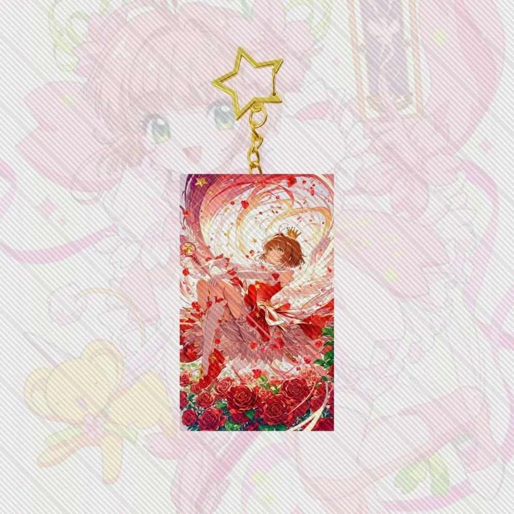 Christmas Decorative Hook Anime Card Sakura Acrylic Keychain Characters Ornament Accessories Móc Khóa In Theo Yêu Cầu, Chất Liệu Mica Trong Suốt In 2 Mặt , Dày 4mm 2 Christmas Decorative Hook Anime Card Sakura Acrylic Keychain Characters Ornament Accessories Móc Khóa In Theo Yêu Cầu, Chất Liệu Mica Trong Suốt In 2 Mặt , Dày 4mm - Ảnh 2