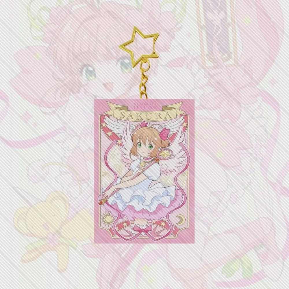Christmas Decorative Hook Anime Card Sakura Acrylic Keychain Characters Ornament Accessories Móc Khóa In Theo Yêu Cầu, Chất Liệu Mica Trong Suốt In 2 Mặt , Dày 4mm 3 Christmas Decorative Hook Anime Card Sakura Acrylic Keychain Characters Ornament Accessories Móc Khóa In Theo Yêu Cầu, Chất Liệu Mica Trong Suốt In 2 Mặt , Dày 4mm - Ảnh 3