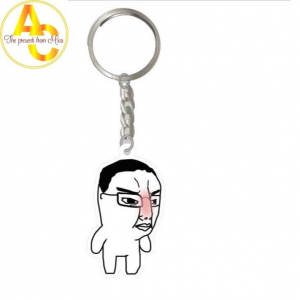 Chuddie Keychain Keychain Móc Khóa In Theo Yêu Cầu, Chất Liệu Mica Trong Suốt In 2 Mặt , Dày 4mm